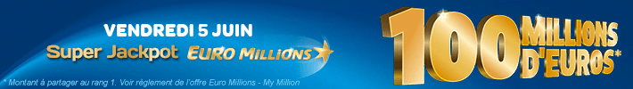 Super EuroMillions du vendredi 5 juin 2015