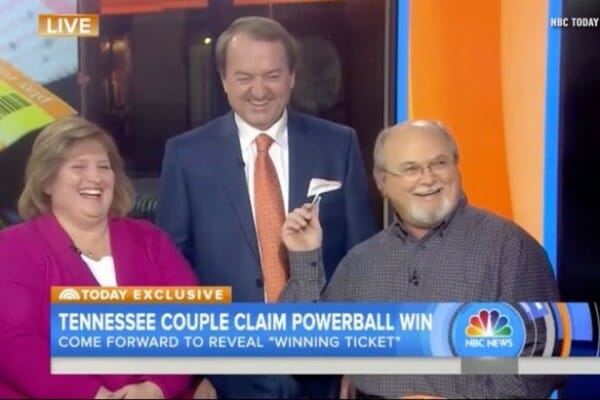 Les Robinson, gagnants du Powerball