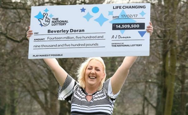 Beverley Doran, gagnante de l'Euromillions