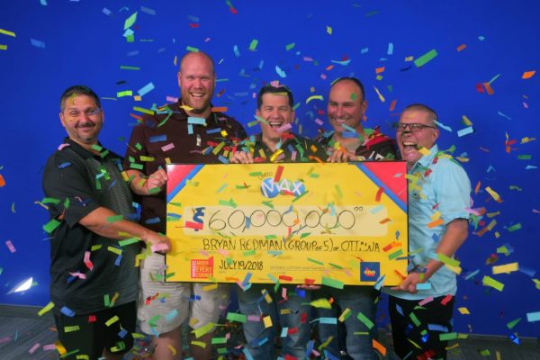 5 gagnants du loto au Canada