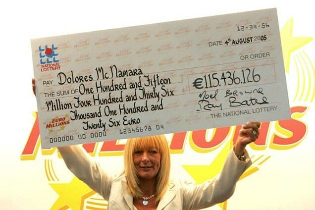 Gagnant EuroMillions en Irlande du vendredi 29 juillet 2005