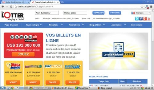 Accueil du site TheLotter