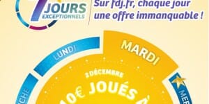 5 millions au loto pour une habitante de Marseille + promotions FDJ de décembre