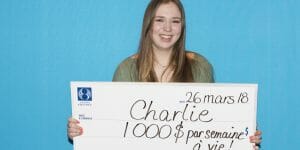 À peine majeure, elle gagne 1 000 $ par semaine à vie à sa première tentative